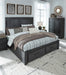 Foyland Black/Brown Footboard Storage Platform Bedroom Set - Gate FurnitureBedroom Set