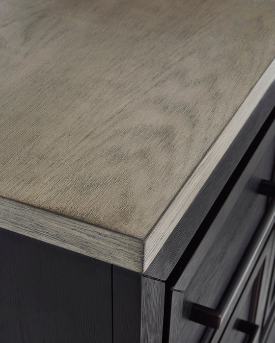 Foyland Black/Brown Footboard Storage Platform Bedroom Set - Gate FurnitureBedroom Set