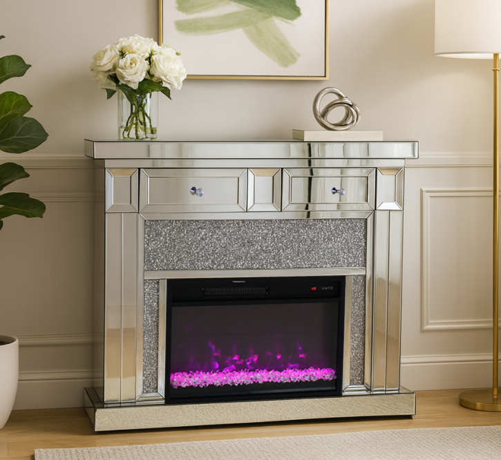 FP1004 - FIREPLACE WITH 2 DRAWERS  48"X 43"X12" - 210000005436