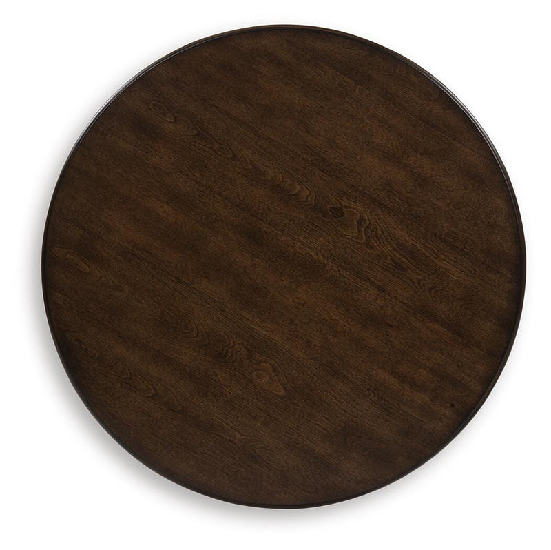 Frallyn Dark Brown End Table - T623-6
