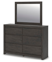 Fraluna Charcoal Dresser and Mirror - PCB3370B1