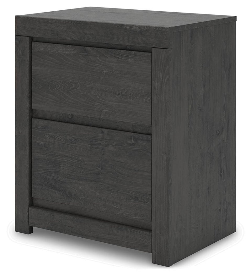 Fraluna Charcoal Nightstand - PCB3370-92
