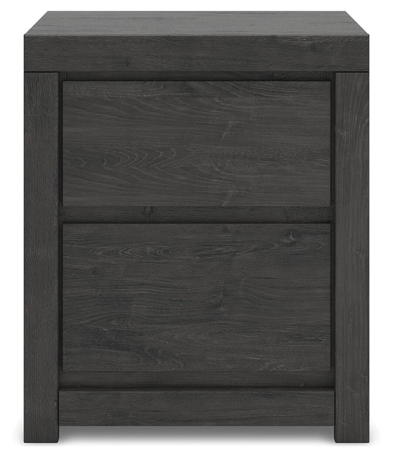 Fraluna Charcoal Nightstand - PCB3370-92