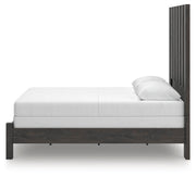 Fraluna Charcoal Queen Panel Bed - PCB3370B2