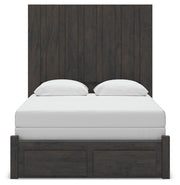Fraluna Charcoal Queen Panel Storage Bed - PCB3370B4