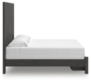Fraluna King Panel Storage Bed and Dresser in Charcoal - PKG021684