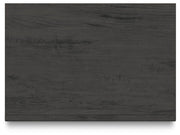 Fraluna King Panel Storage Bed, Dresser, Mirror and Nightstand in Charcoal - PKG021681