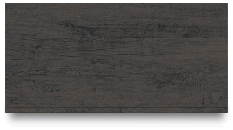Fraluna King Panel Storage Bed, Dresser, Mirror, Chest and Nightstand in Charcoal - PKG021683