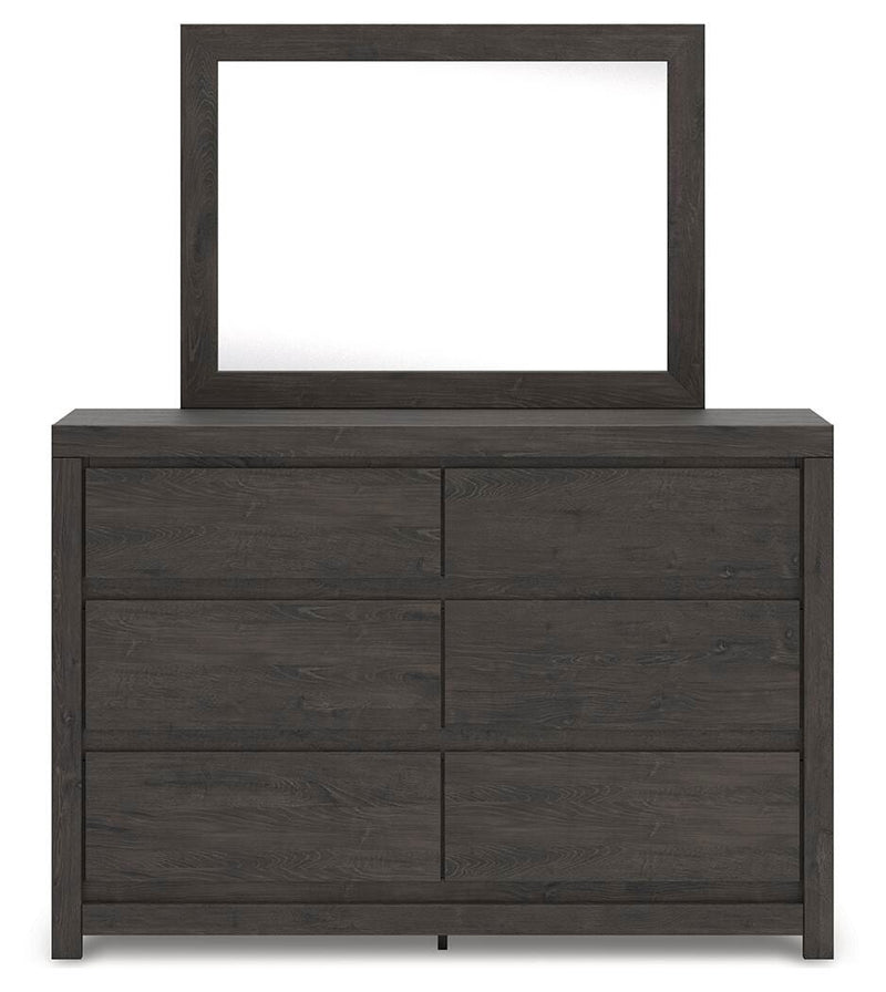 Fraluna Queen Panel Bed, Dresser, Mirror, and Nightstand - PCB3370B10