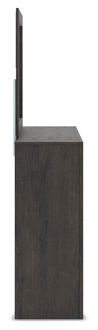 Fraluna Queen Panel Bed, Dresser, Mirror, and Nightstand - PCB3370B10