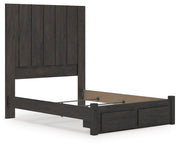 Fraluna Queen Panel Storage Bed and Dresser in Charcoal - PKG021676