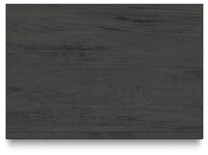 Fraluna Queen Panel Storage Bed, Dresser, Mirror and Nightstand in Charcoal - PKG021673