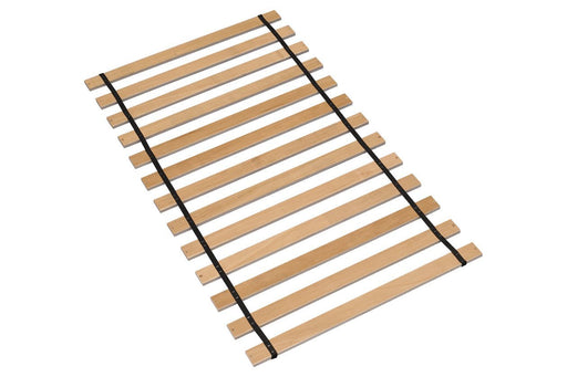 Frames and Rails Brown Twin Roll Slat - Lara FurnitureFoundation