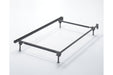 Frames and Rails Metallic Twin/Full Bolt on Bed Frame - Gate FurnitureFoundation