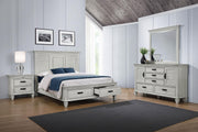 Franco 4-piece Queen Bedroom Set Distressed White - 205330Q-S4
