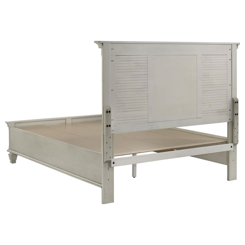 Franco 4-piece Queen Bedroom Set Distressed White - 205330Q-S4