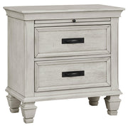 Franco 5-piece Queen Bedroom Set Distressed White - 205330Q-S5