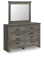 Frandern Full Bookcase Bed, Dresser and Mirror - B4480B6