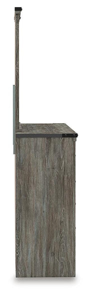 Frandern Full Bookcase Bed, Dresser and Mirror - B4480B6