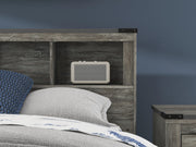 Frandern Full Bookcase Bed with Storage, Dresser and Mirror - B4480B11