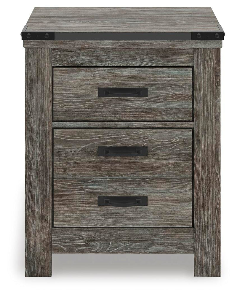 Frandern Gray Nightstand - B4480-92