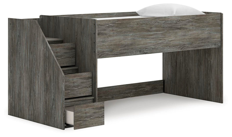 Frandern Gray Twin Loft Bed - B4480B12