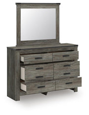 Frandern Twin Bookcase Bed, Dresser and Mirror - B4480B5