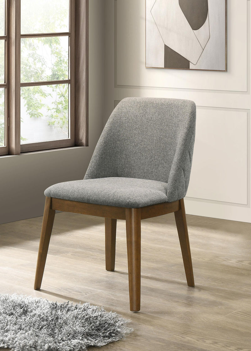 Franklin Upholstered Dining Side Chair Grey (Set of 2) - 193822