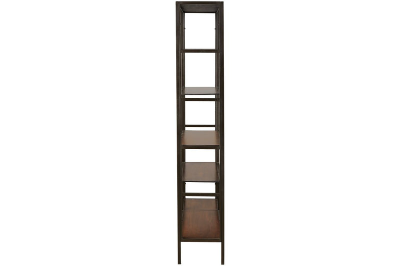 Frankwell Brown/Black Bookcase - Lara FurnitureBookcases