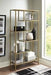 Frankwell Gold Finish Bookcase - Gate FurnitureBookcases