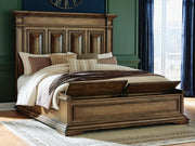 Frantanna Brown California King Panel Storage Bed - PCB949B9