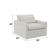 Frederick SWIVEL CHAIR W/PILLOW - AC03142