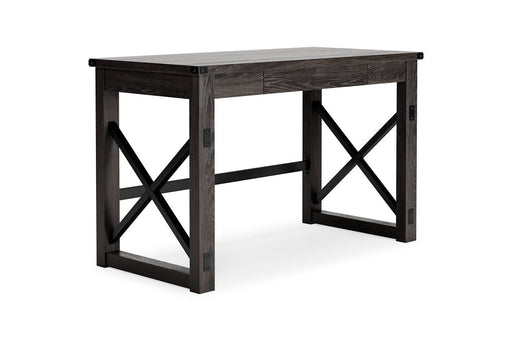 Freedan Grayish Brown 48" Home Office Desk - Gate FurnitureOffice Desks