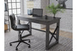Freedan Grayish Brown 48" Home Office Desk - Gate FurnitureOffice Desks