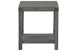 Freedan Grayish Brown End Table - Gate FurnitureEnd Table
