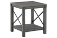 Freedan Grayish Brown End Table - Gate FurnitureEnd Table