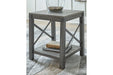 Freedan Grayish Brown End Table - Gate FurnitureEnd Table