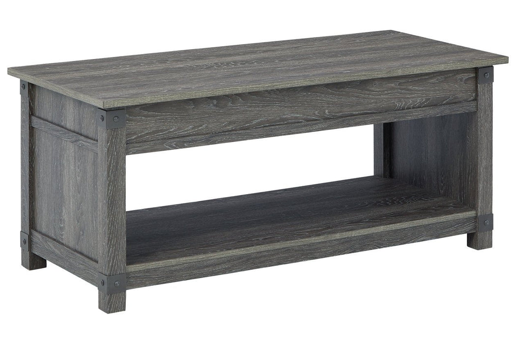 Freedan Grayish Brown Lift - Top Coffee Table - Gate FurnitureCoffee Table