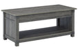 Freedan Grayish Brown Lift - Top Coffee Table - Gate FurnitureCoffee Table