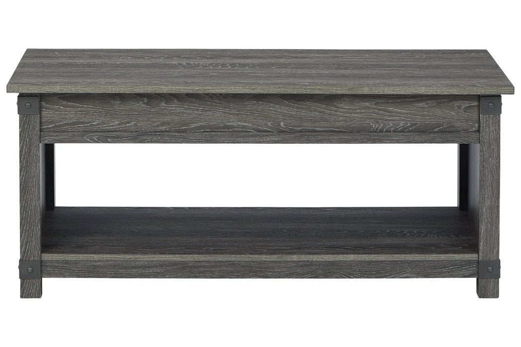 Freedan Grayish Brown Lift - Top Coffee Table - Gate FurnitureCoffee Table