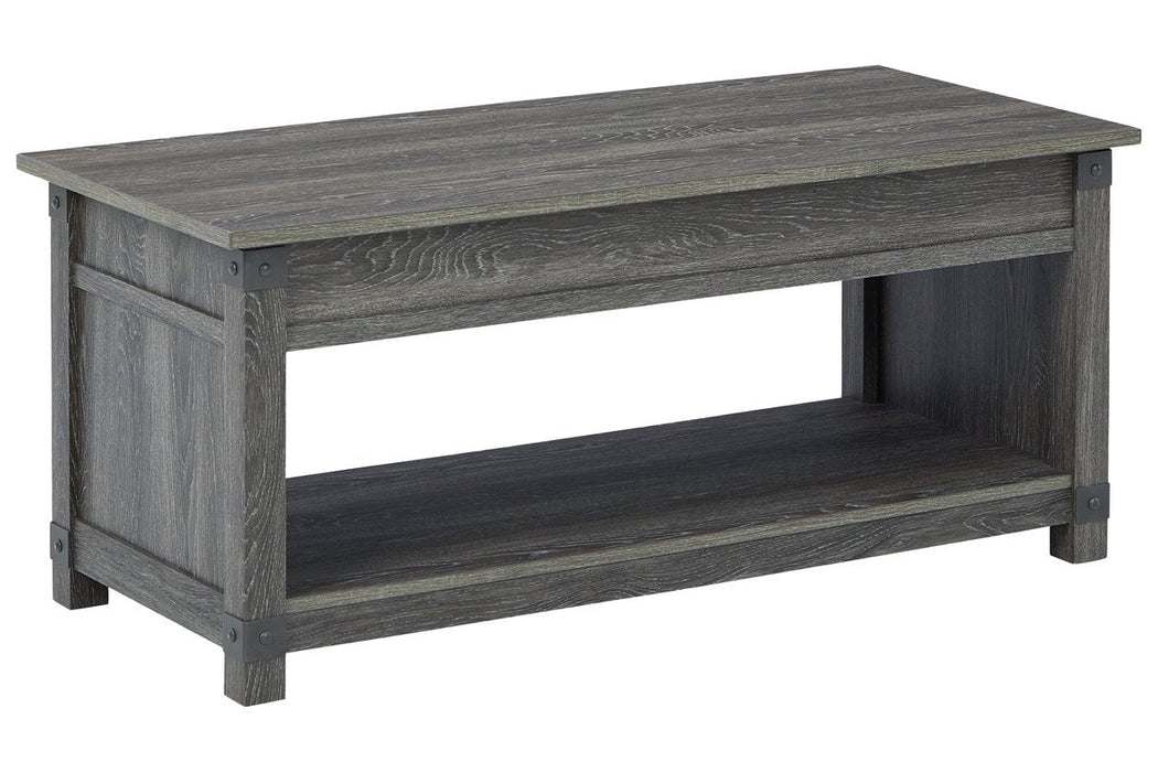 Freedan Grayish Brown Lift - Top Coffee Table - Gate FurnitureCoffee Table