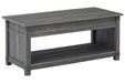 Freedan Grayish Brown Lift - Top Coffee Table - Gate FurnitureCoffee Table