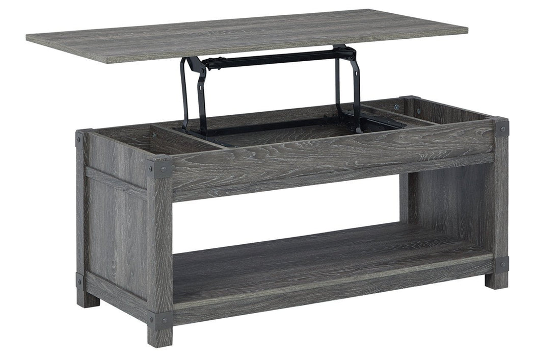 Freedan Grayish Brown Lift - Top Coffee Table - Gate FurnitureCoffee Table
