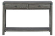Freedan Grayish Brown Sofa/Console Table - Gate FurnitureSofa Table
