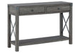 Freedan Grayish Brown Sofa/Console Table - Gate FurnitureSofa Table