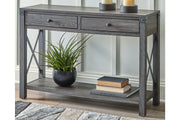 Freedan Grayish Brown Sofa/Console Table - Lara FurnitureSofa Table