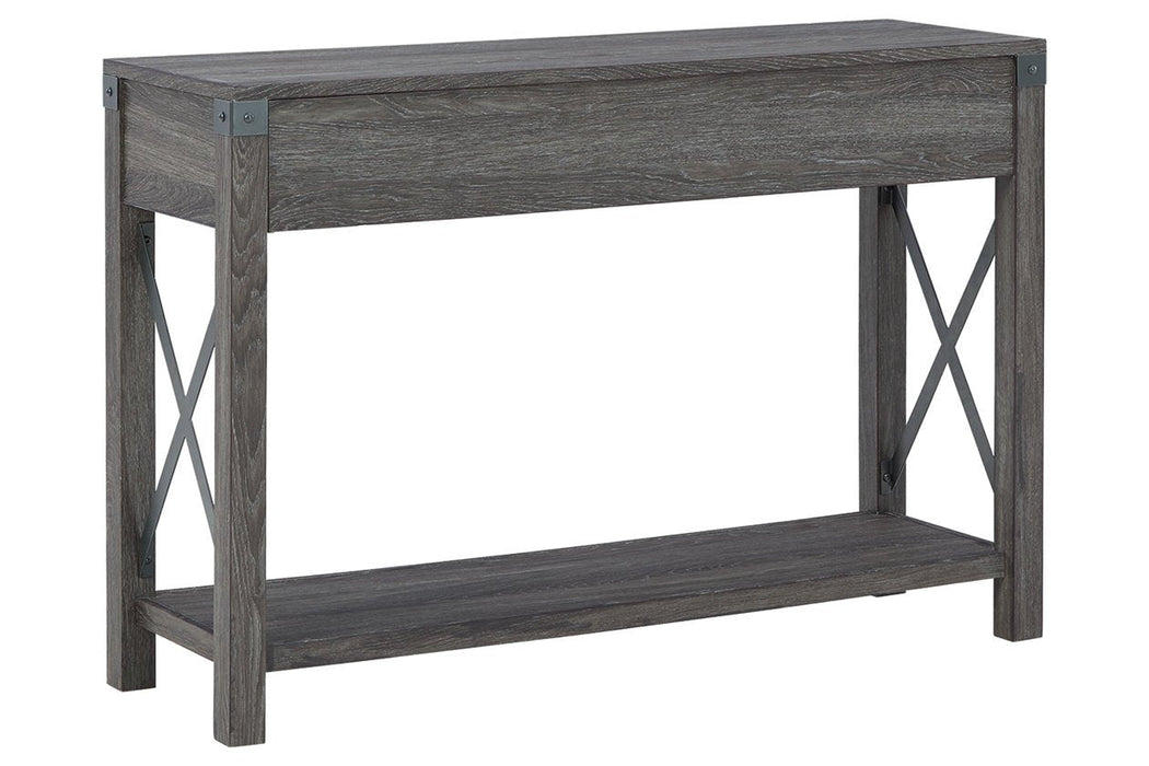 Freedan Grayish Brown Sofa/Console Table - Gate FurnitureSofa Table