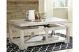 Fregine Whitewash Coffee Table with Lift Top - Gate FurnitureCoffee Table