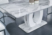 Fritch White Dining Room Set - Lara FurnitureDining Room Set