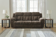 Frohn Chocolate Reclining Sofa and Loveseat - 37407U1